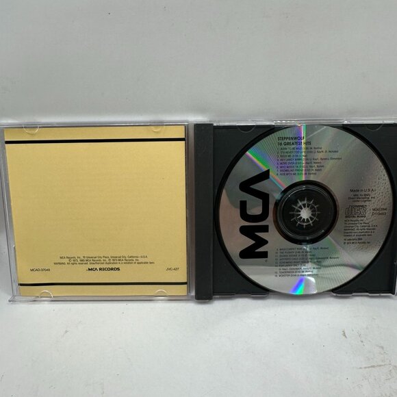 Steppenwolf 16 Greatest Hits CD MCA Records Classic Rock Album - Picture 3 of 3